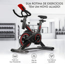 Bicicleta Ergométrica Bike Spinning – Bike Treino em Casa, Academia, Exercícios Cardio e Emagrecimento, Design Confortável e Ajustável, Vertical Silenciosa