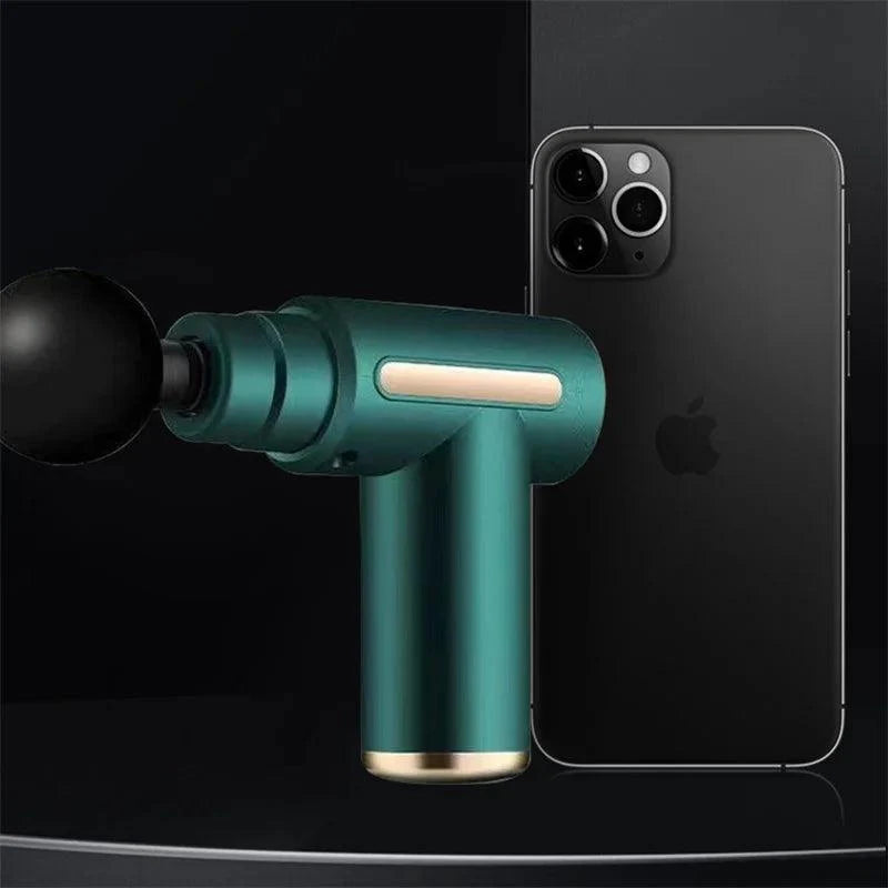 Pistola Massageadora Elétrica Relax 4 em 1 - Profissional Massageador Muscular