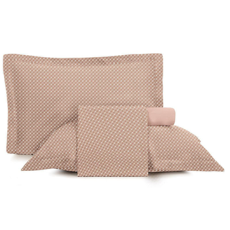 Jogo de Cama Altenburg Toque Acetinado Slim Rosa 4 Peças - Casal